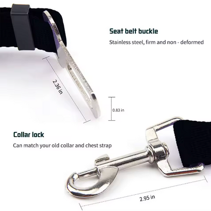 ForFurFriends™ Adjustable Dog Seat Belt